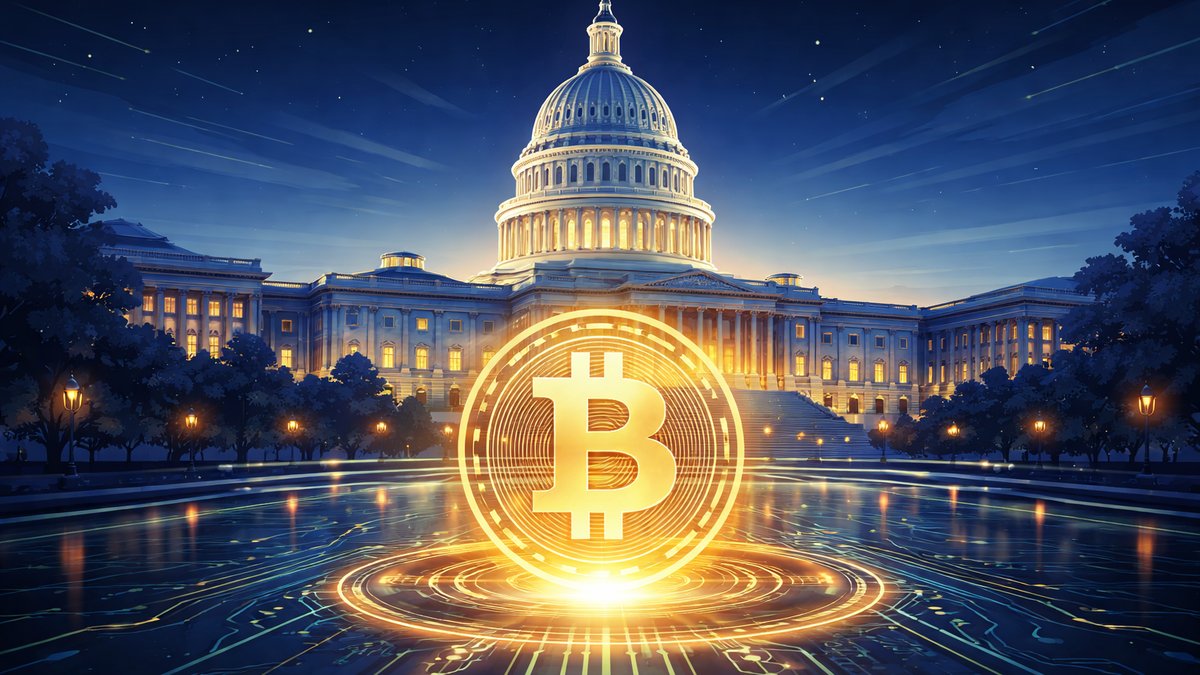 Američki Capitol i Bitcoin simbol kao ilustracija regulatorne rasprave