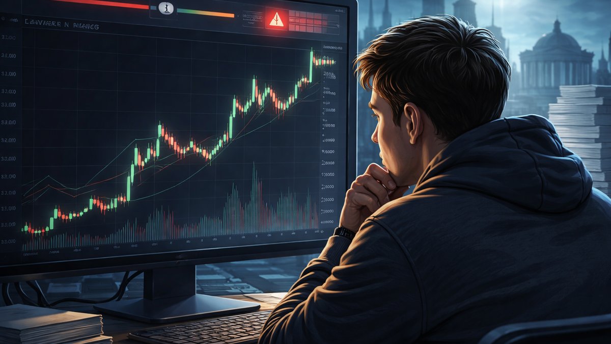 Trader promatra volatilnu cijenu Bitcoina