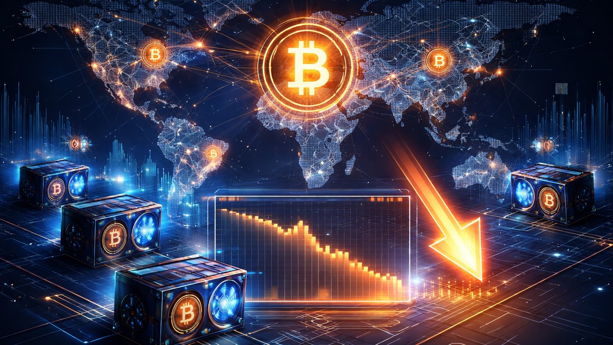 Bitcoin rudarenje i pad težine