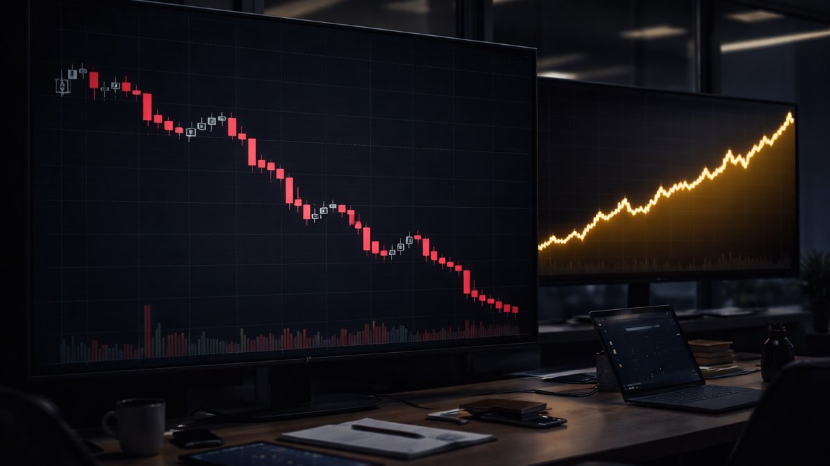 Weekly graf bitcoina s više negativnih svijeća zaredom
