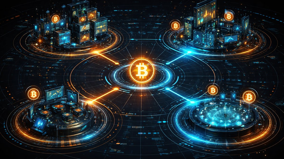 Dijagram tržišne strukture Bitcoina