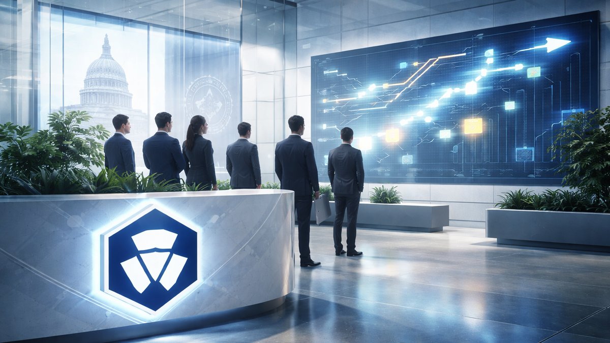 Dijagram institucionalnog toka kroz kripto trust banku