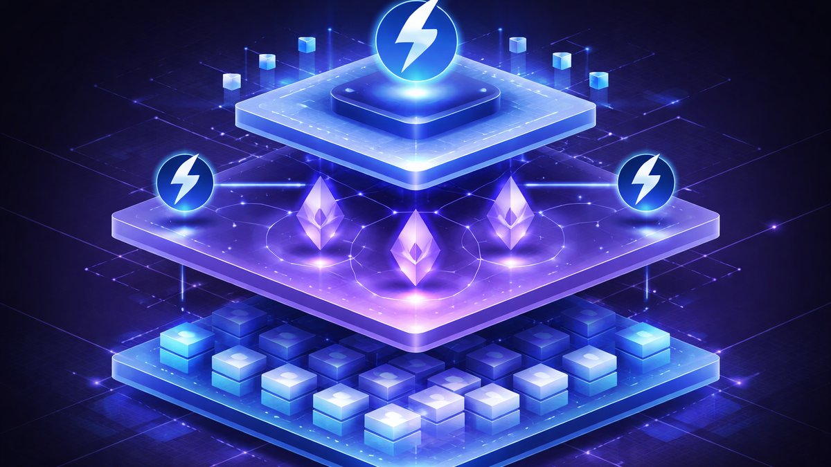 Dijagram modularnog blockchain stacka s Fuelom