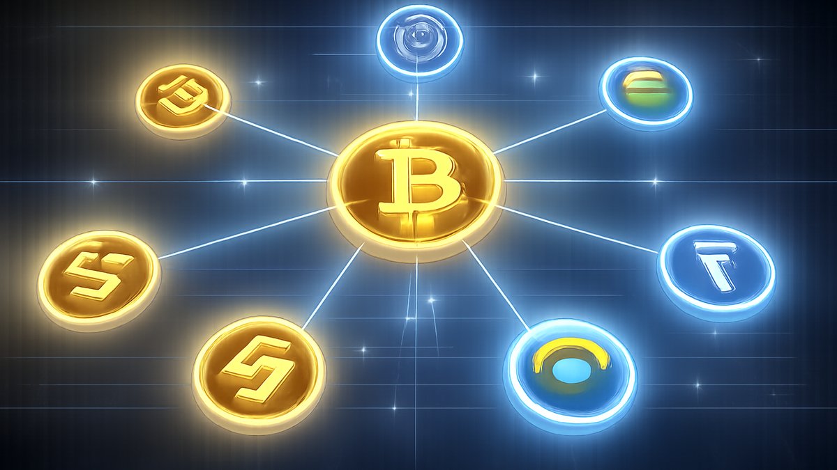 Dijagram Bitcoina i stablecoina