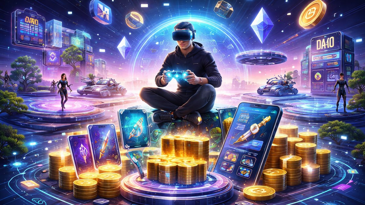 Gamer istražuje metaverse svijet i osvaja kriptovalutne nagrade