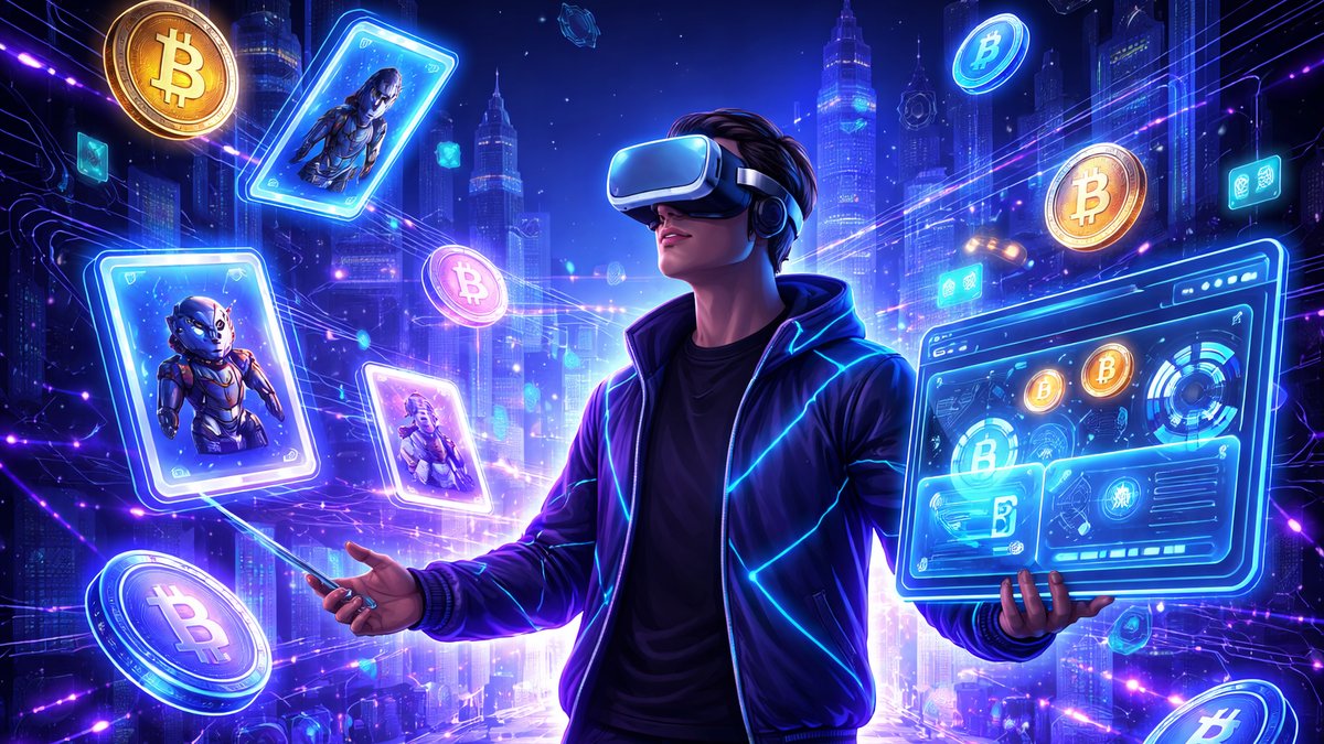 Metaverse gamer s kripto novčanikom