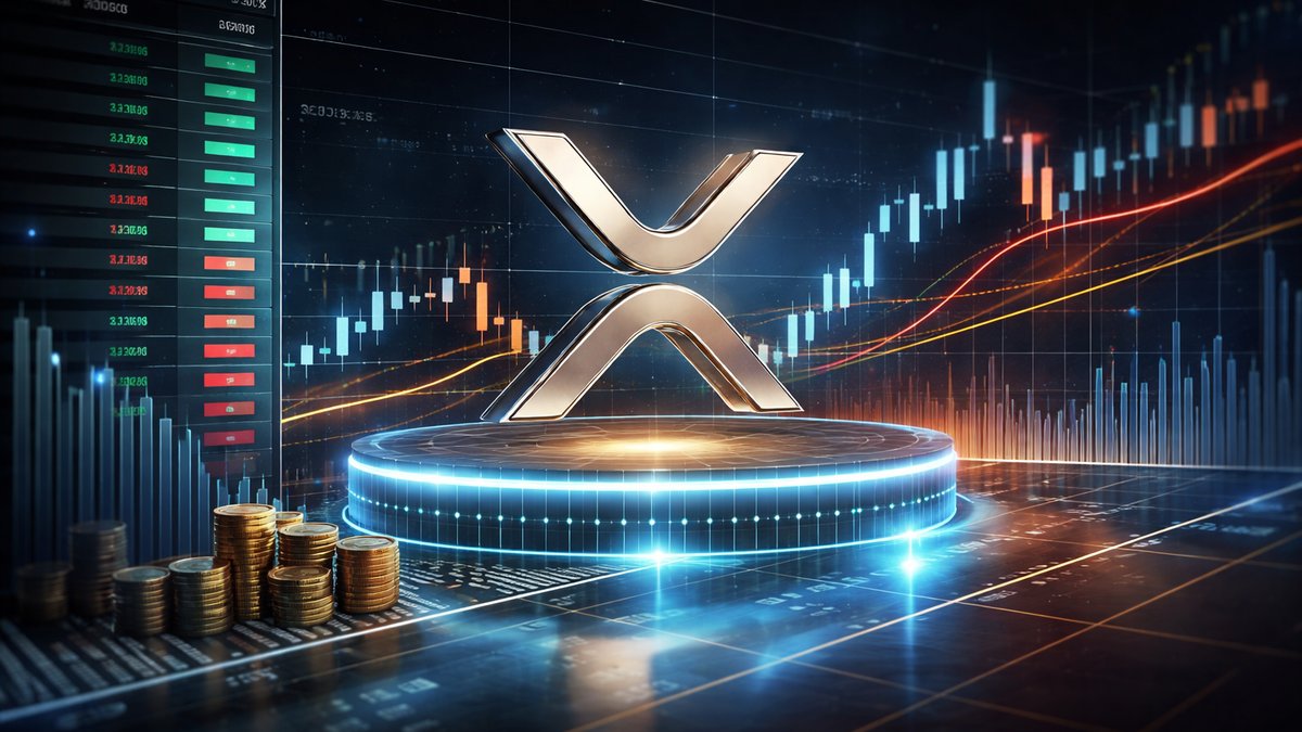 Grafikon cijene XRP-a s označenom ključnom zonom podrške