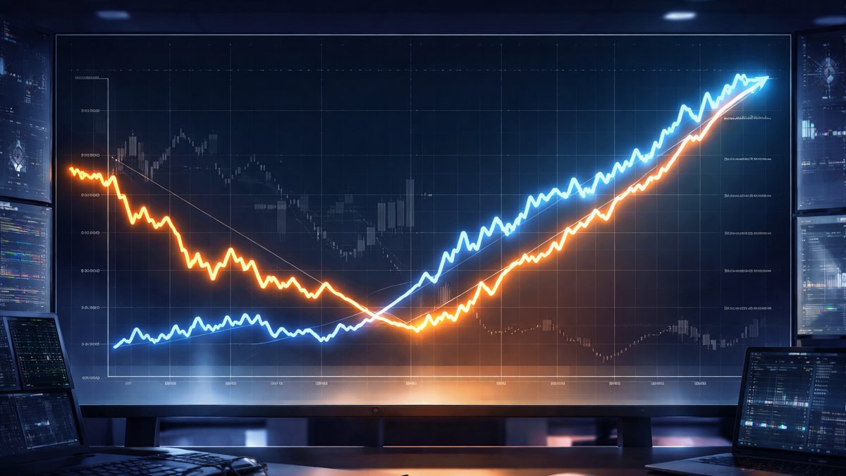 Graf rolanjeće korelacije BTC i Nasdaq