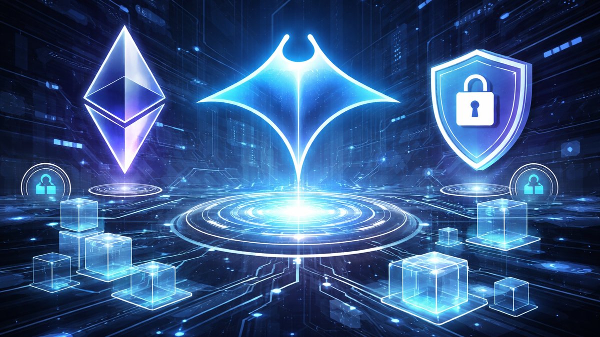 ilustracija mreže manta networka na ethereum blockchainu