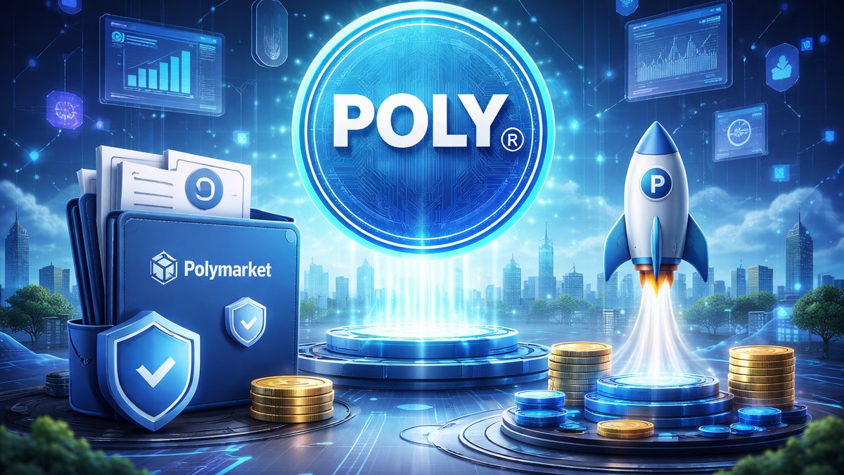 Konceptualni prikaz lansiranja novog kripto tokena POLY