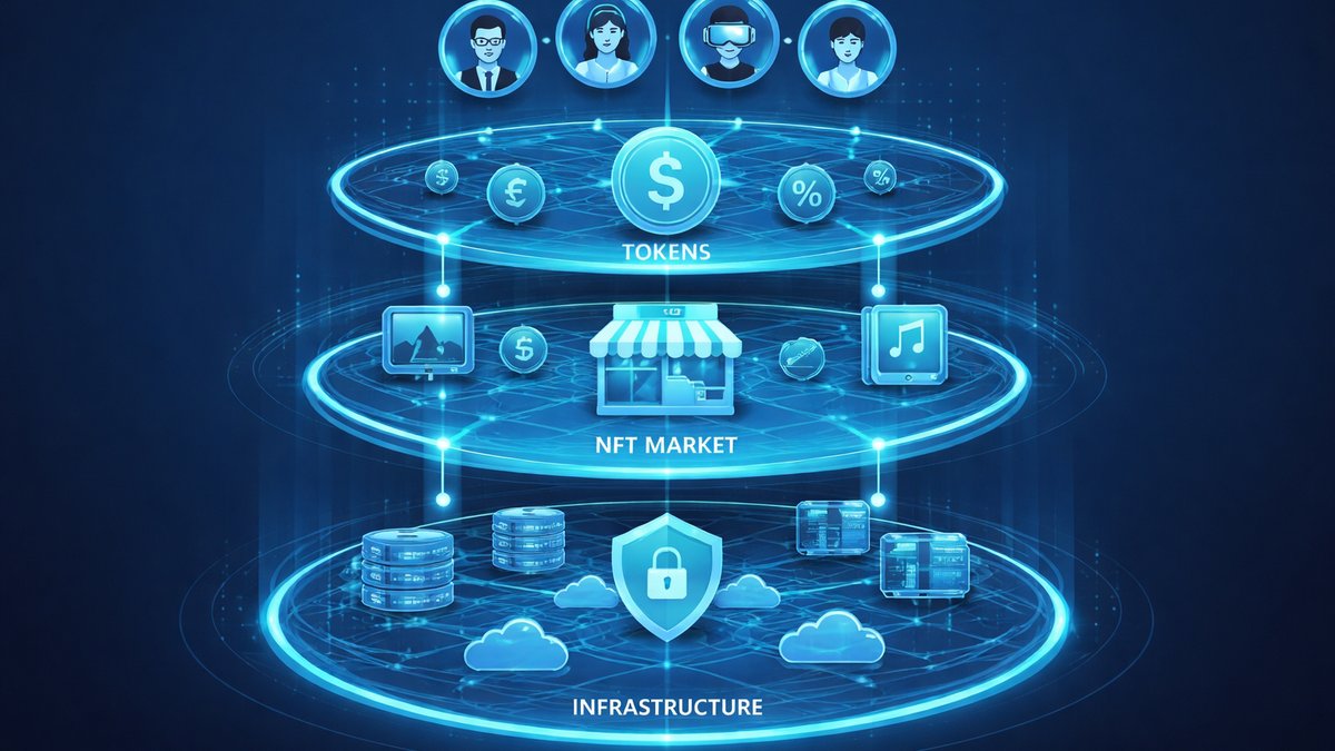 Dijagram arhitekture metaverse ekosustava