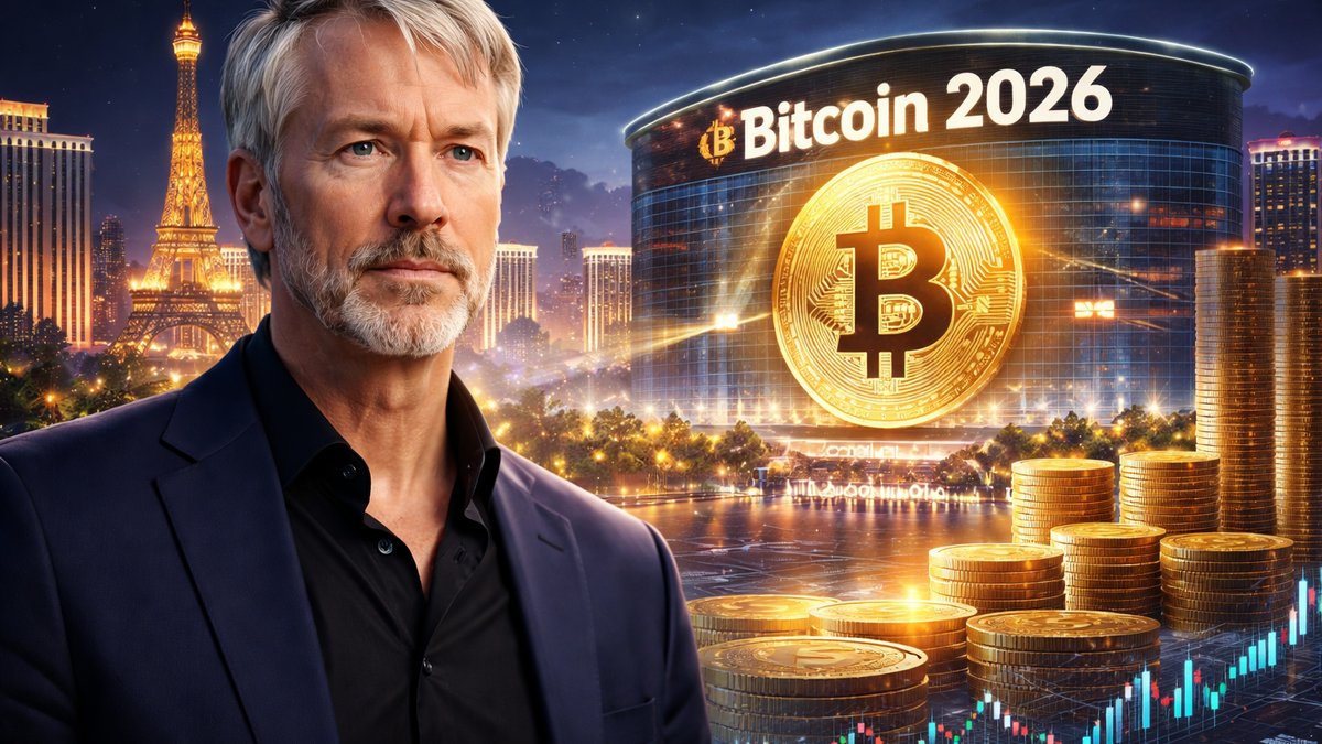 Michael Saylor drži predavanje na velikoj Bitcoin konferenciji