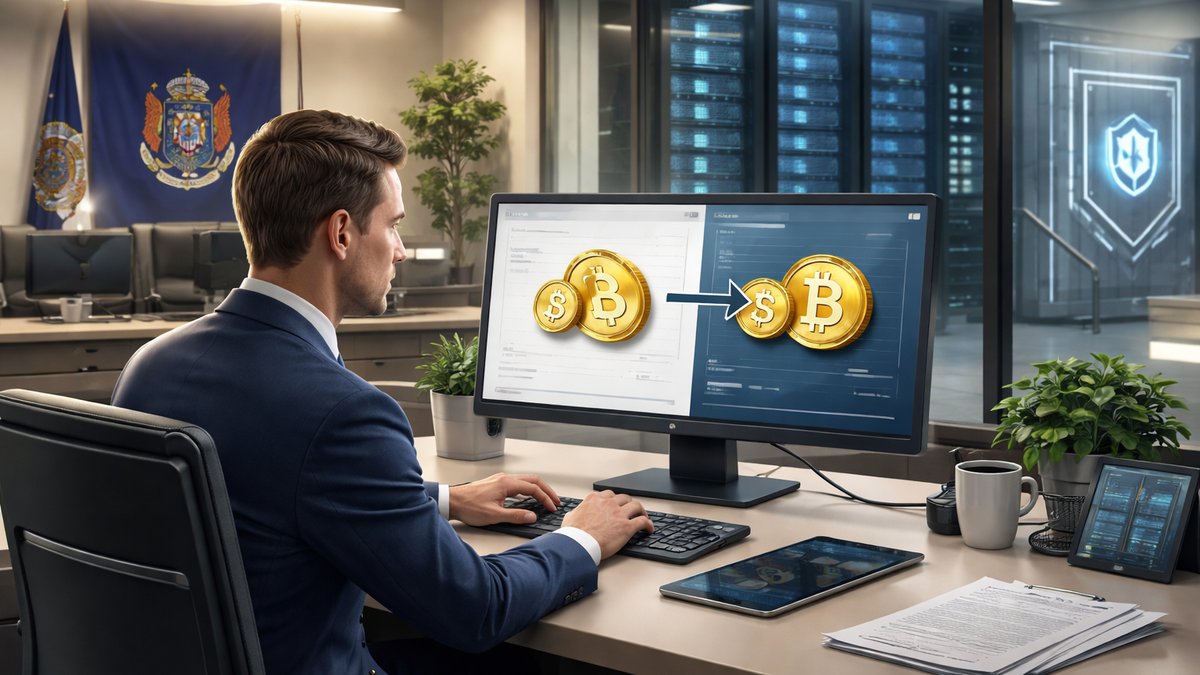 Državni zaposlenik podešava omjer plaće u Bitcoinu i dolarima
