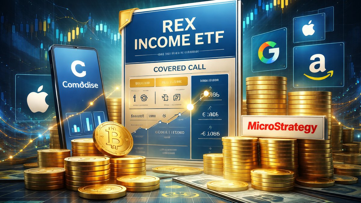 investitor analizira REX prihodovni ETF povezan s Coinbaseom i tech dionicama