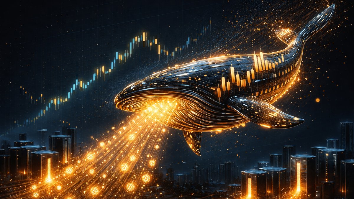 Dijagram akumulacije Bitcoina od strane kitova