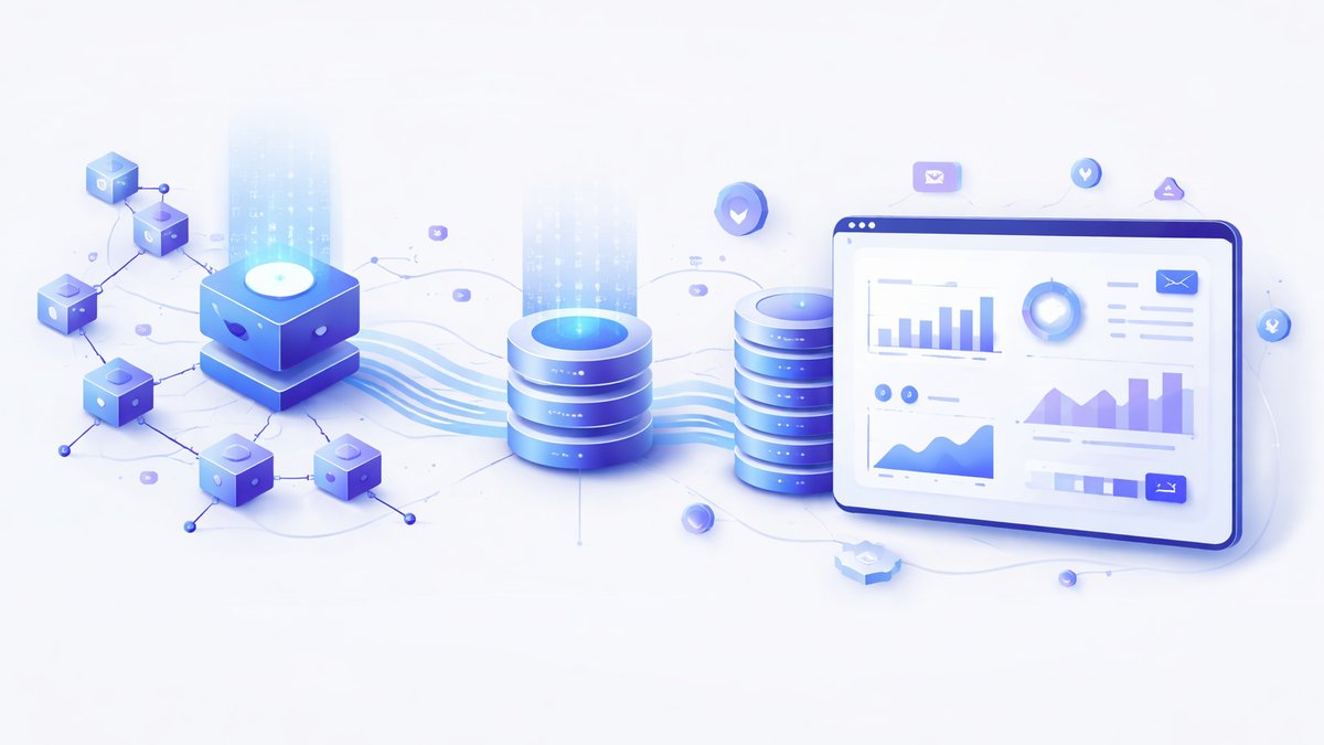 Arhitektura on-chain analitike s čvorovima, indeksiranjem i dashboardom