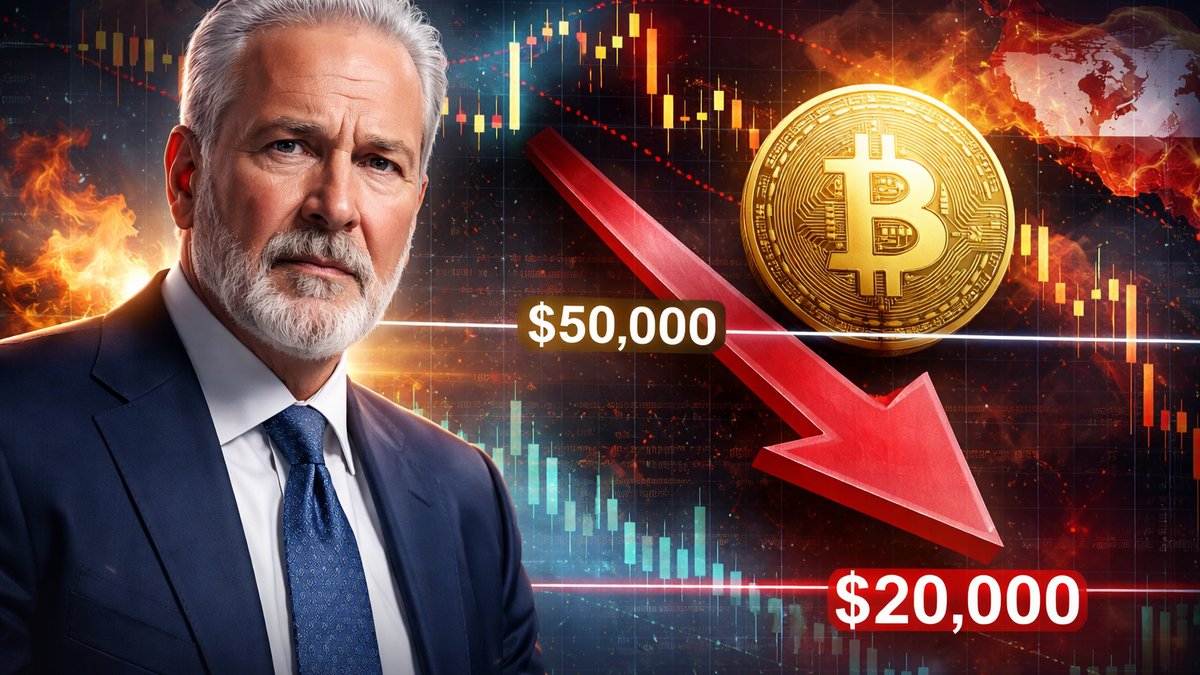 Peter Schiff analizira mogući pad Bitcoina prema 20.000 dolara