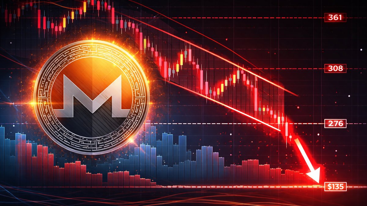 Graf cijene Monera pokazuje pad prema 135 dolara uz kupce