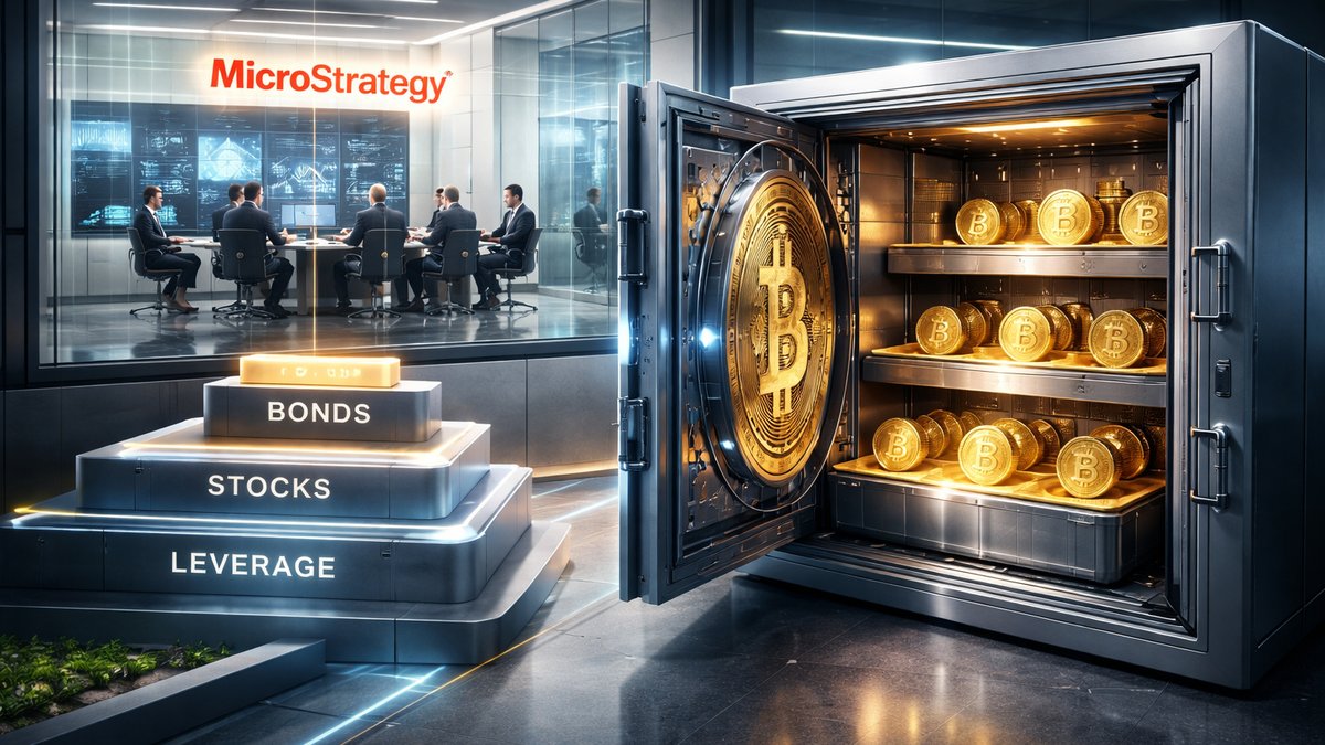 Dijagram strategije MicroStrategy korporativnog BTC trezora