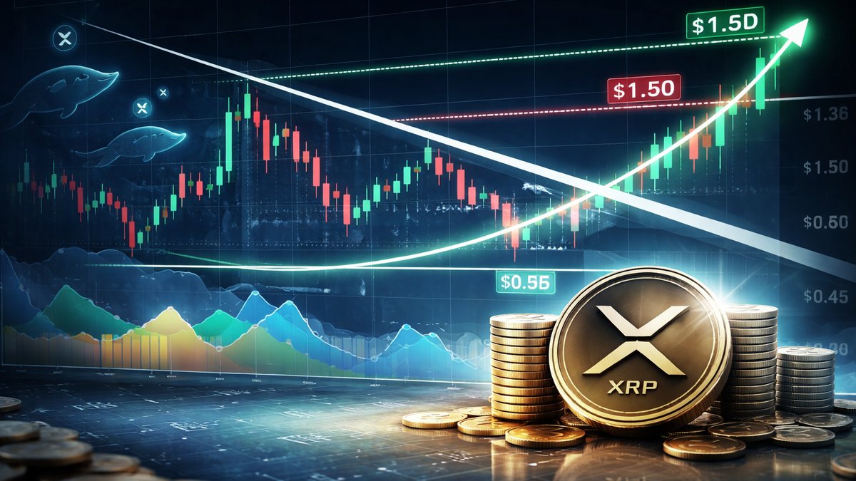 Graf cijene XRP-a pokazuje mogući proboj silaznog trenda 2026.