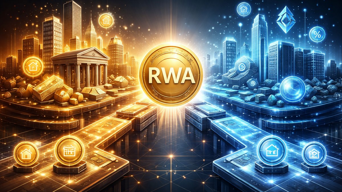 Ilustracija spajanja tradicionalnih financija s blockchain tehnologijom i tokeniziranom imovinom