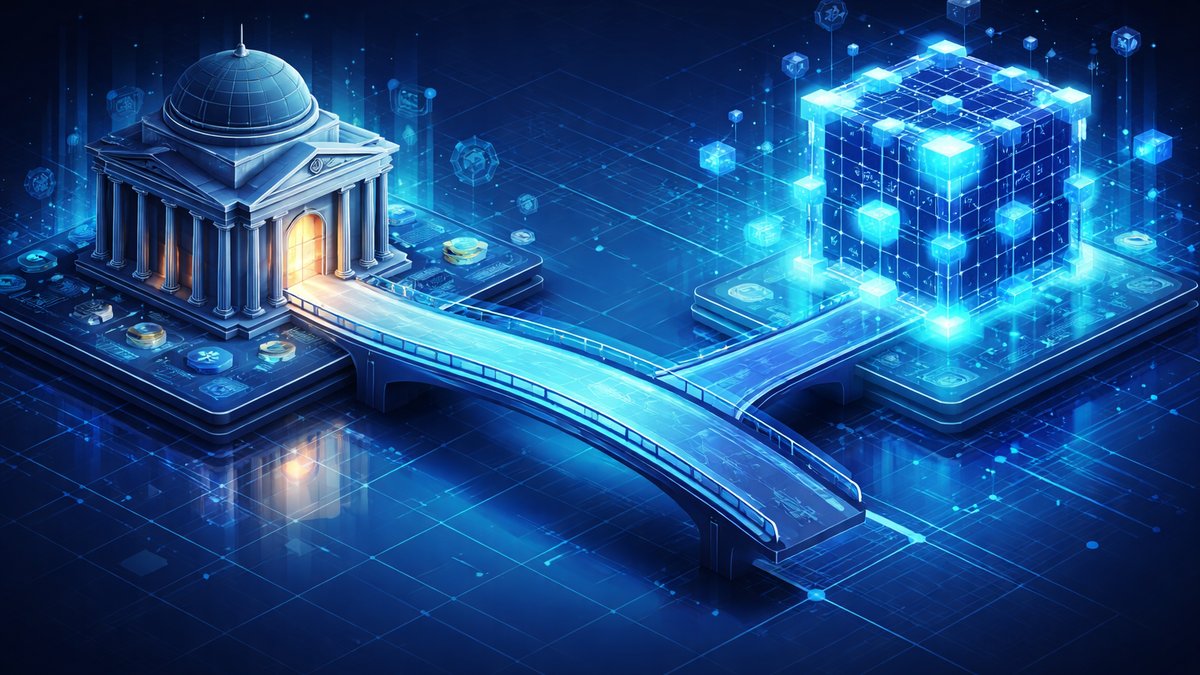 Vizualni most između tradicionalnih financija i blockchaina