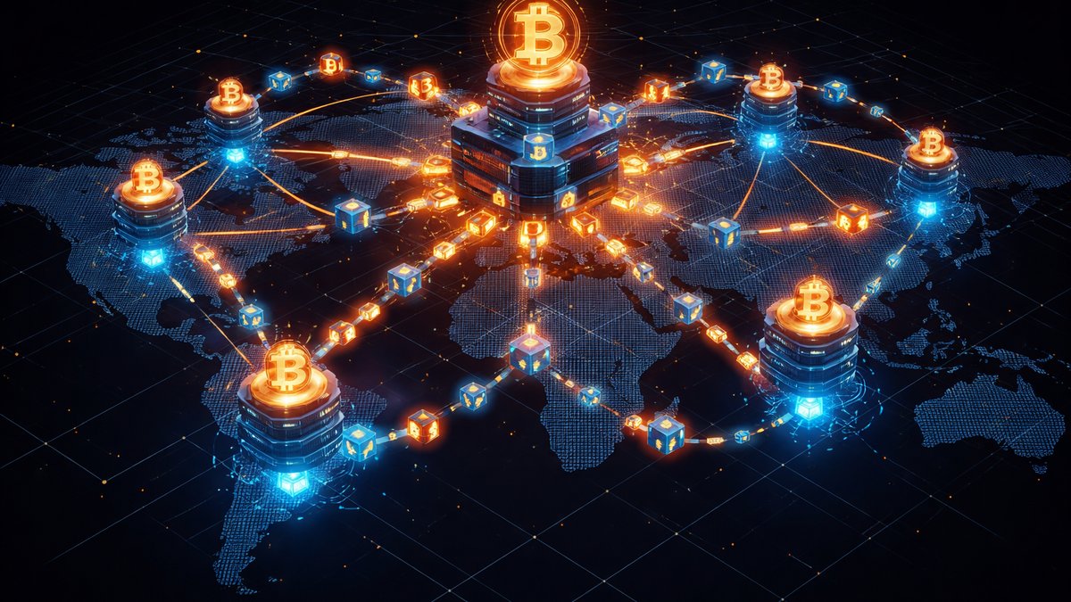 Vizualizacija Bitcoin peer-to-peer mreže