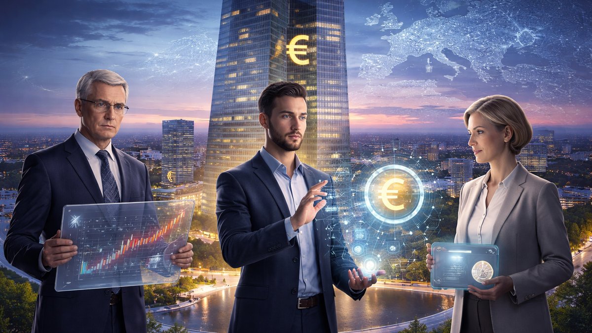 Dijagram utjecaja nasljednika ECB-a na digitalni euro