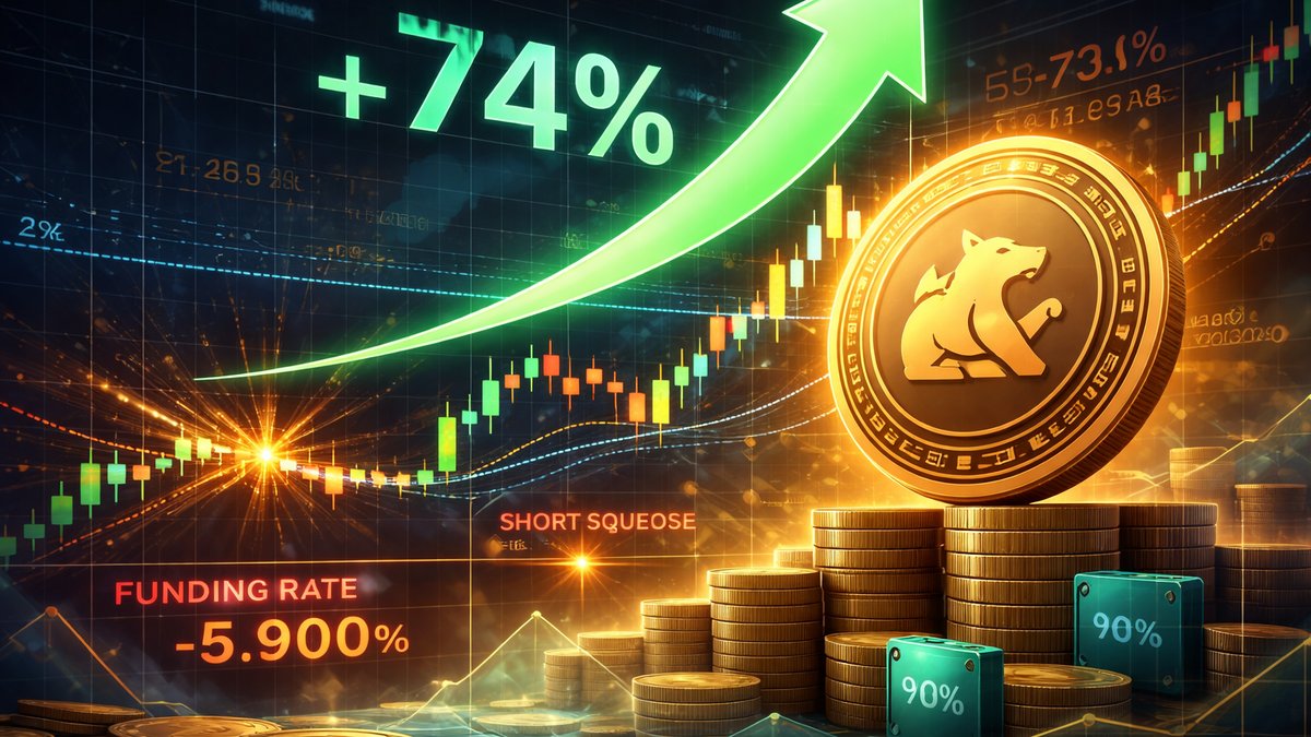 Graf cijene Berachaina nakon rasta od 74 posto, prikaz trenda