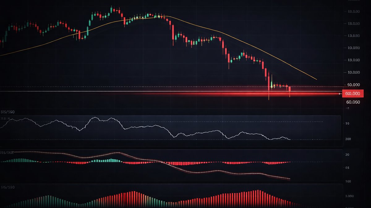 RSI i MACD ispod Bitcoin grafa