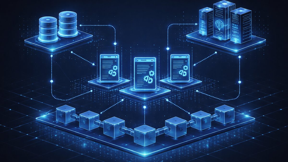 Shema interakcije AI čvorova i blockchain pametnih ugovora