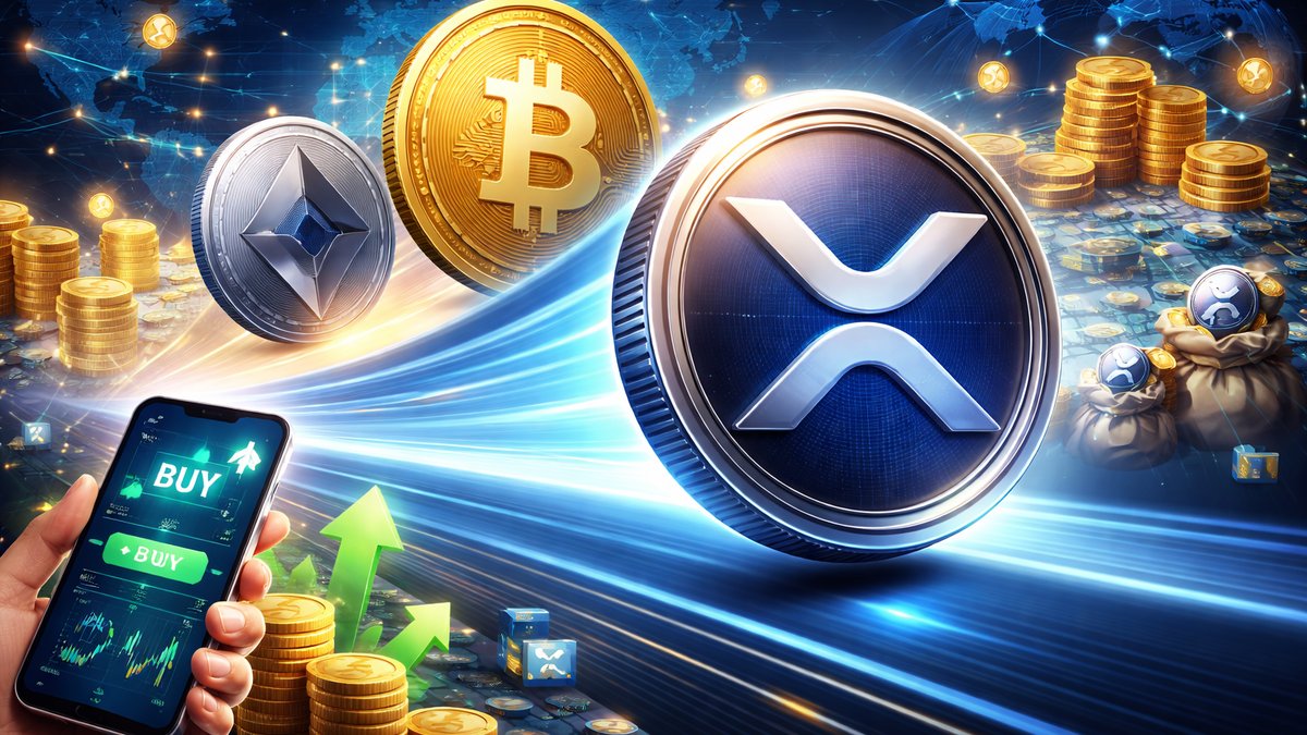 grafikon cijene XRP-a koji nadmašuje Bitcoin i Ethereum nakon korekcije
