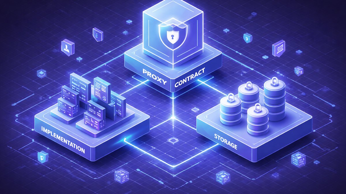 Dijagram proxy arhitekture pametnog ugovora