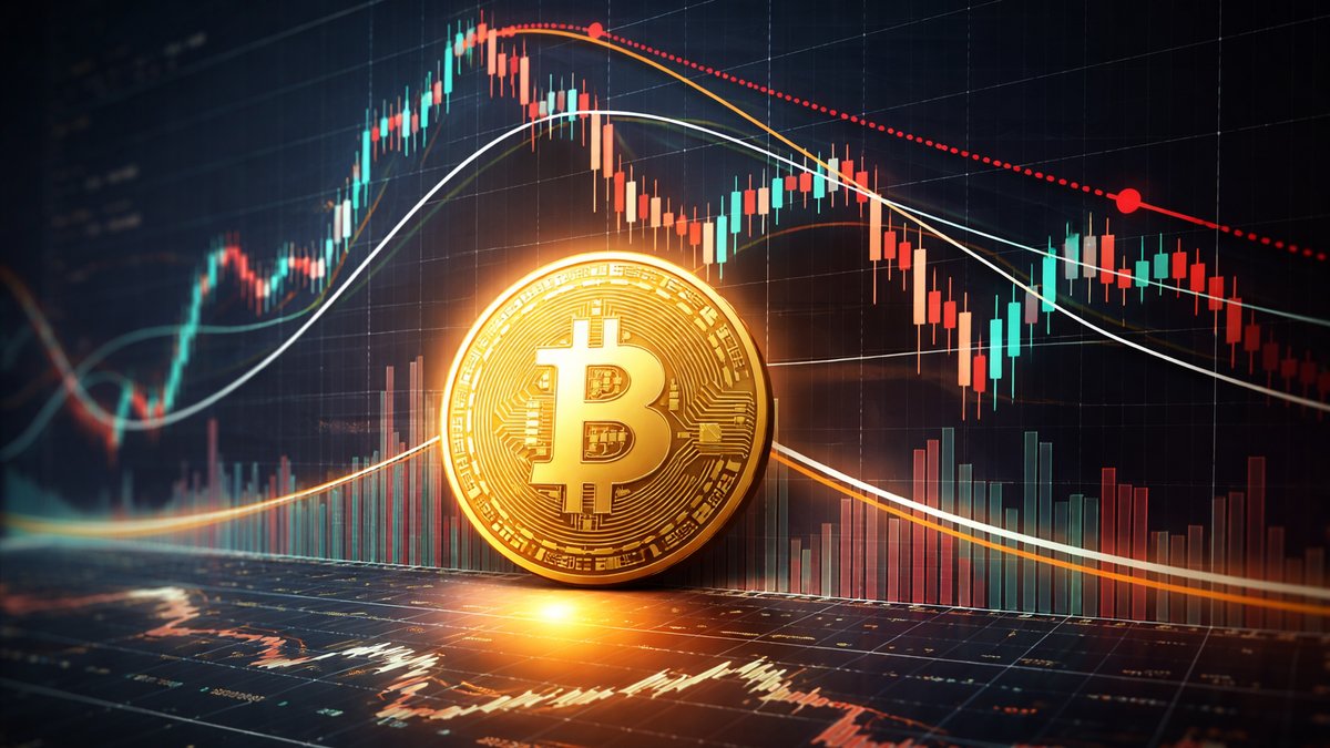 Grafikon cijene Bitcoina s naglašenim mogućim nižim vrhom