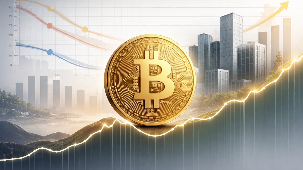 Graf koji povezuje kamate i Bitcoin