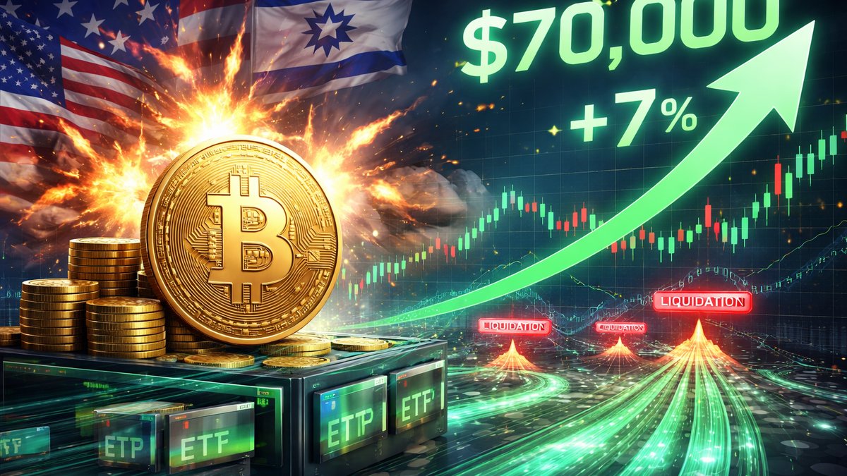 Graf rasta bitcoina na 70.000 dolara tijekom ranog trgovanja