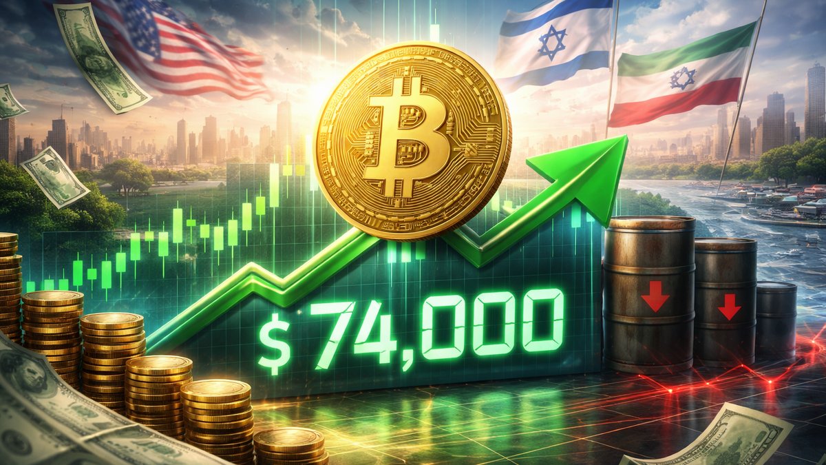 Graf cijene bitcoina prelazi 74.000 dolara uz optimizam ulagača