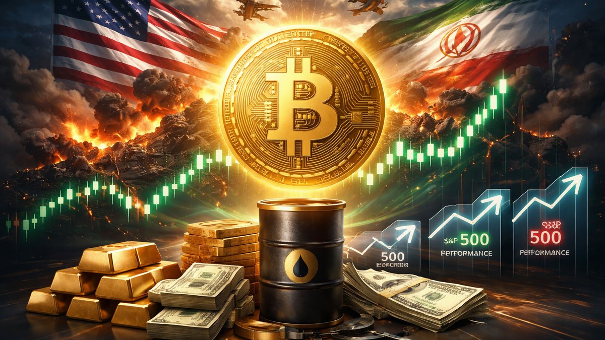 Graf cijene bitcoina nakon sukoba SAD-a i Irana, snažan oporavak