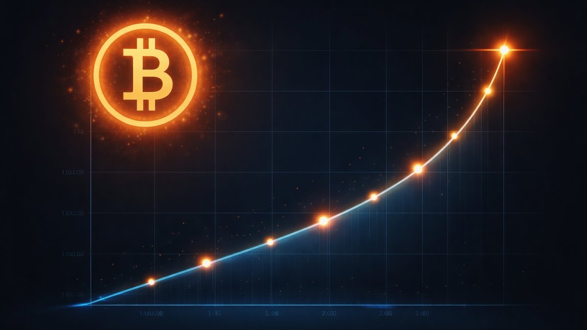 Vizualni prikaz mogućeg dugoročnog rasta cijene Bitcoina