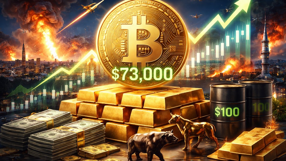 Bitcoin prelazi 73.000 dolara usred ratnih napetosti i volatilnosti tržišta