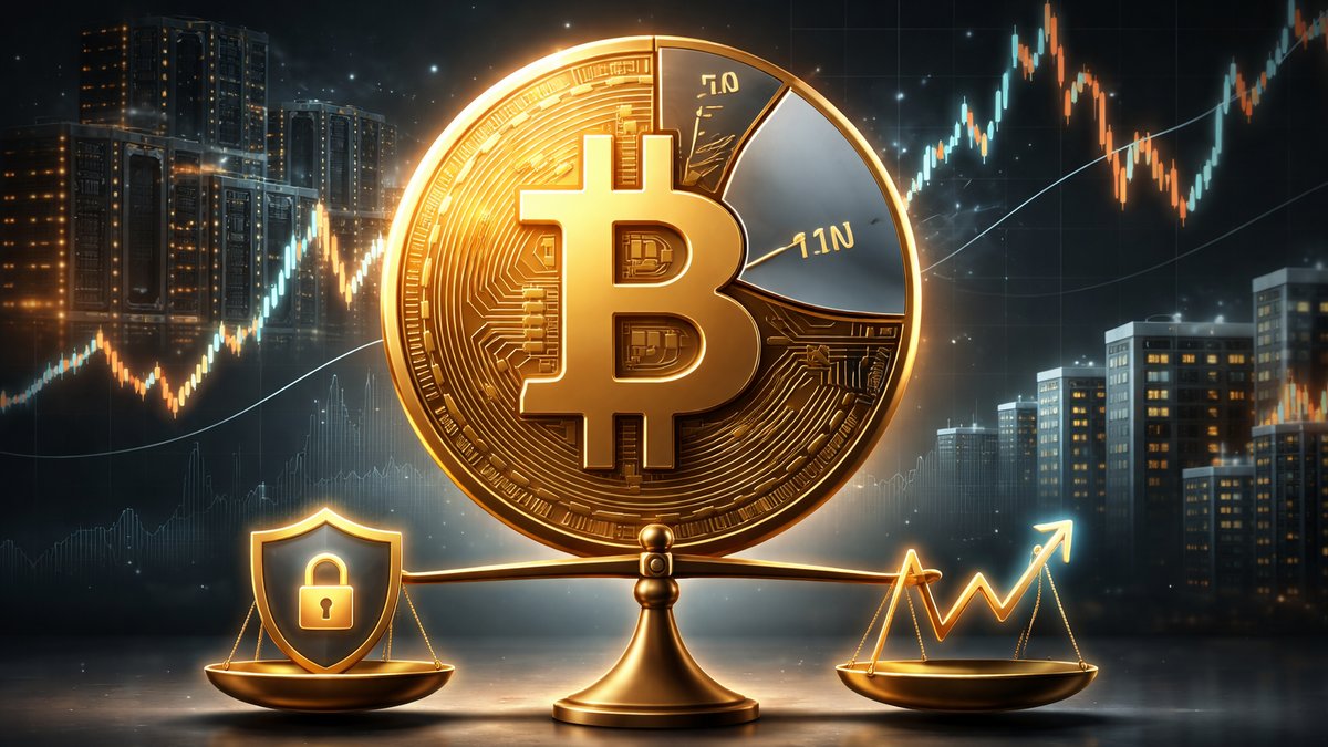 Ilustracija rizika i cijene bitcoina