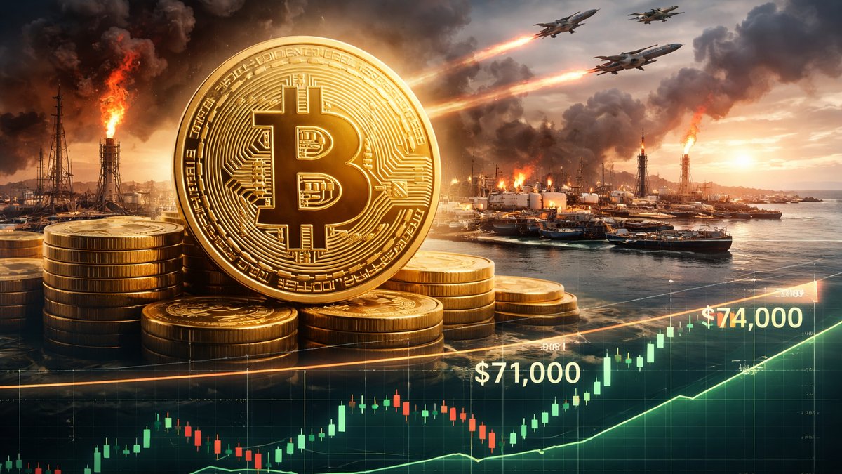 Bitcoin iznad 71.000 dolara dok rastu geopolitičke napetosti oko Irana