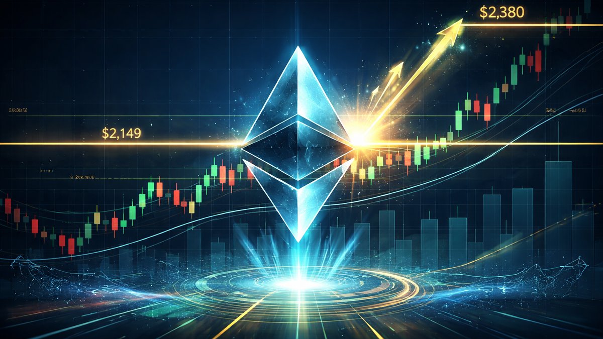 Graf cijene Ethereuma ispod otpora, konsolidacija prije mogućeg proboja