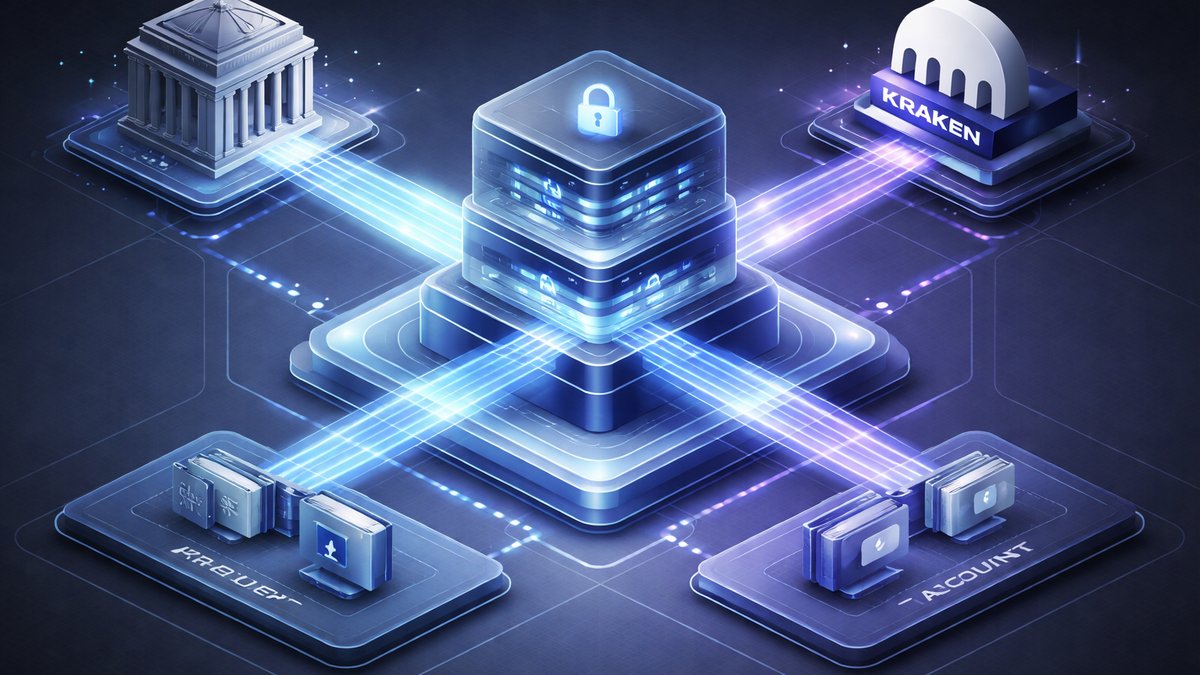 Dijagram arhitekture mosta između Feda i kripto burze