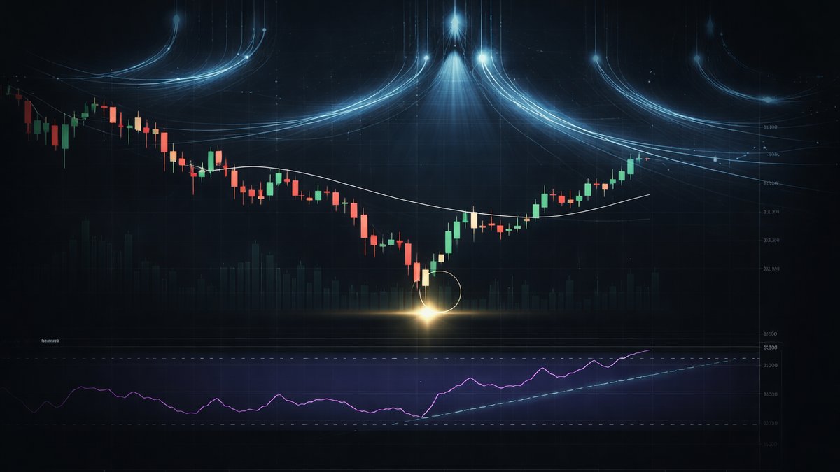 RSI divergencija na ETH grafu