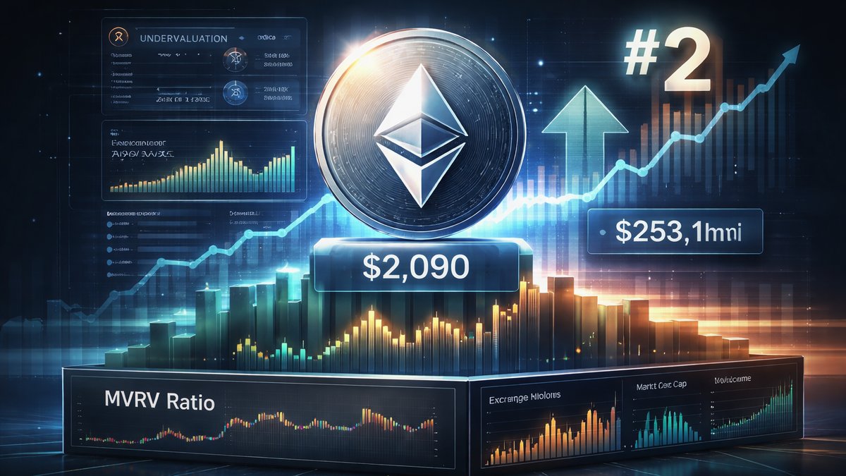 Graf cijene Ethereuma sugerira podcijenjenost i mogući rast u 2026.