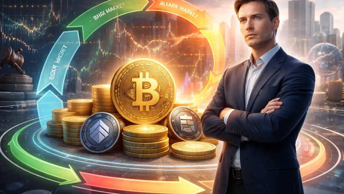 Analitičar promatra grafikon kripto tržišta s fokusom na altcoine