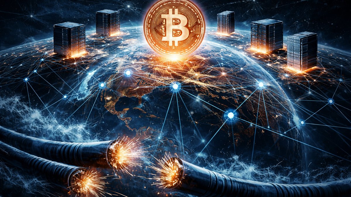 Bitcoin mreža i internet prekidi zbog oštećenih podmorskih kabela i hostinga