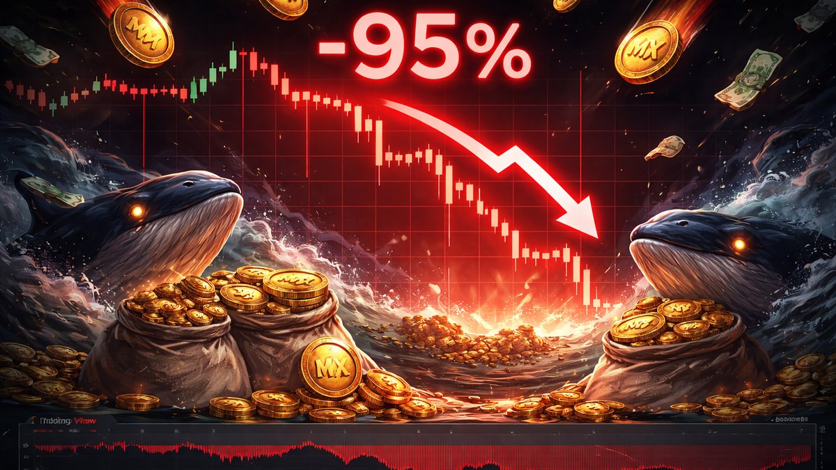 Grafikon MYX tokena pokazuje pad od 95% uz dominaciju prodavača