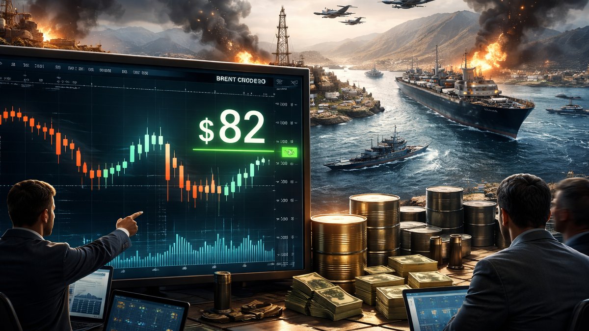 Graf cijene nafte oko 82 dolara nakon pada premije rata
